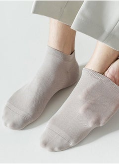 NIBEMINENT Pair of 9 Pure Cotton Men Socks Mesh Massage Bottoms Boat for Spring Autumn Multicolor  - Image 3
