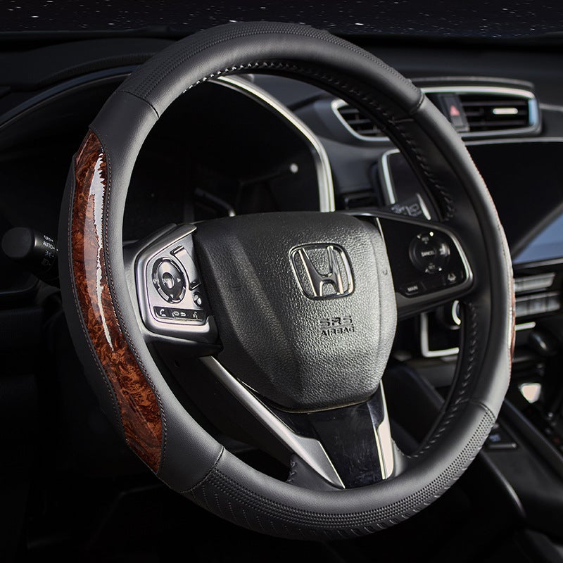 The inner ring is made of selected rubber material, ensuring safe driving. Car steering wheel cover. - Image 2