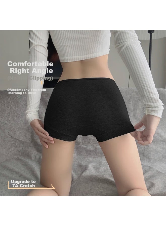 Urban Beauty Women's Cotton Antibacterial Crotchless Girl's Panties Seamless Mid-waist Women's Underwear 2-pack - Image 4