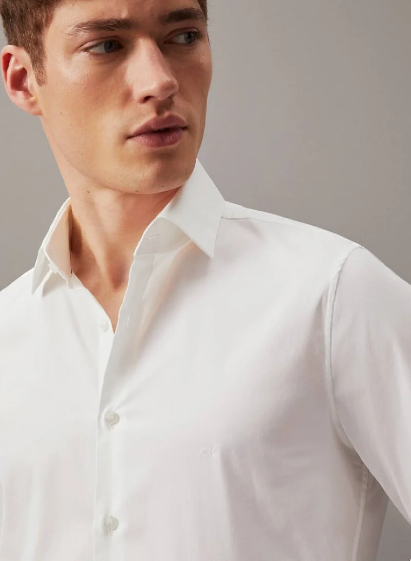 CALVIN KLEIN Slim Poplin Dress Shirt