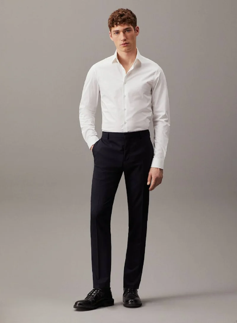 CALVIN KLEIN Slim Poplin Dress Shirt