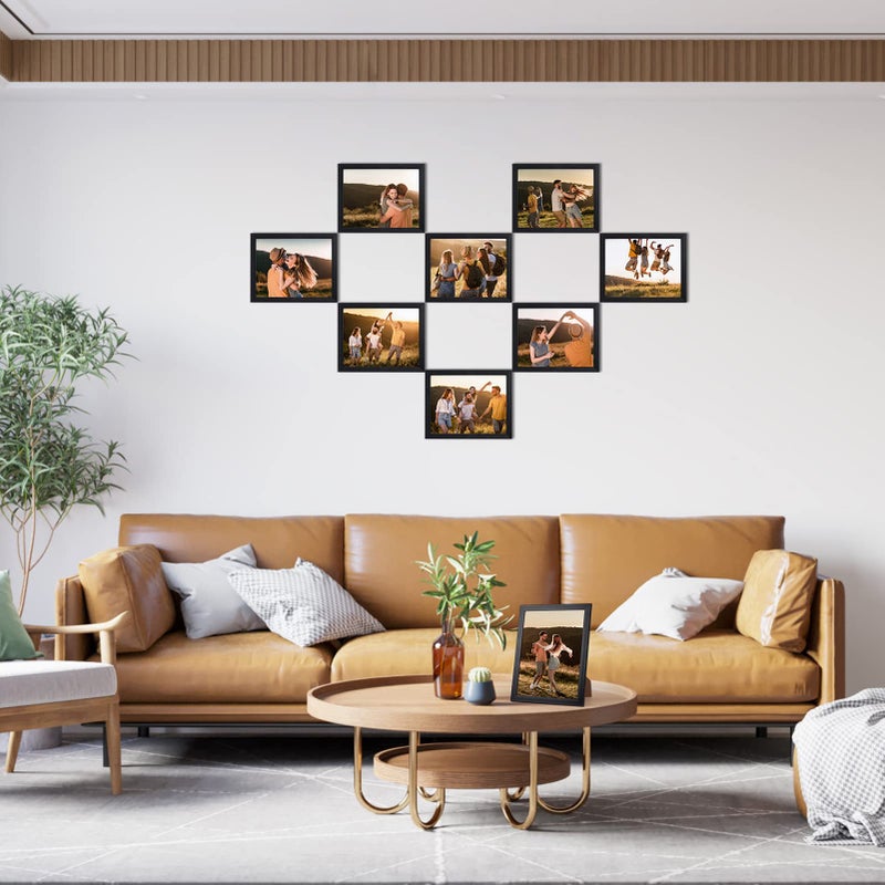 Giftgarden Black 8.5x11 Picture Frame Set of 12, Multi 8.5 x 11 Frames Bulk for Award Certificate Document Diploma, Wall or Tabletop Display - Image 5