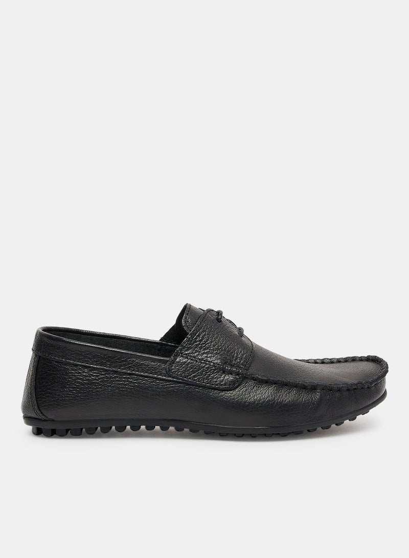Roadwalker ARL222-Genuine Leather Stitch Detail Slip On Shoes for Men - Image 1