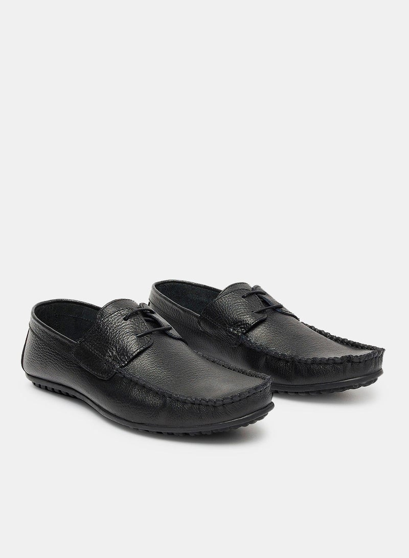 Roadwalker ARL222-Genuine Leather Stitch Detail Slip On Shoes for Men - Image 3
