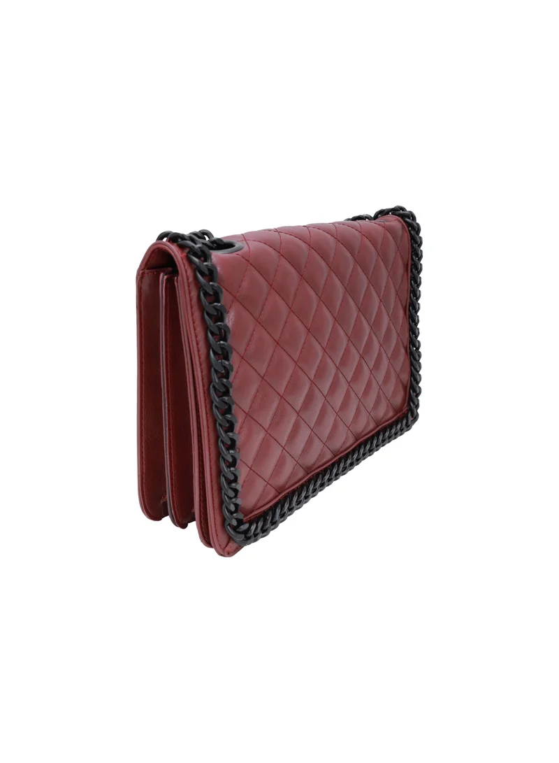 AMICA Victoria Quilted Leather Women's Crossbody Handbag