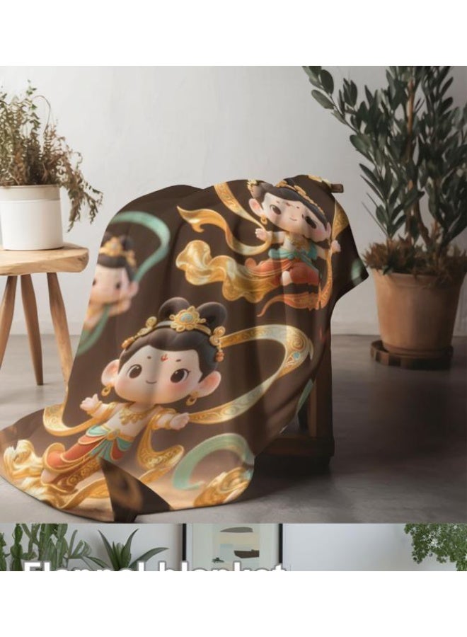 عام بطانية رقيقة من الفانيلا (حرارة ومريحة، ومناسبة للنوم واستخدام اللعبة والغبار والرمل) 150 سم * 200 سم - 611 - Image 3