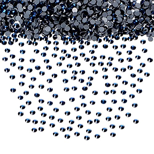 LPBeads 2000 Pieces SS20 Montana Hotfix Rhinestones Flatback Round Crystal Glass Rhinestones Gems for Crafts Nail Face Art Clothes Shoes Bags DIY - Image 4