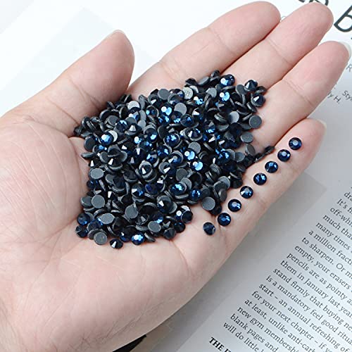 LPBeads 2000 Pieces SS20 Montana Hotfix Rhinestones Flatback Round Crystal Glass Rhinestones Gems for Crafts Nail Face Art Clothes Shoes Bags DIY - Image 2