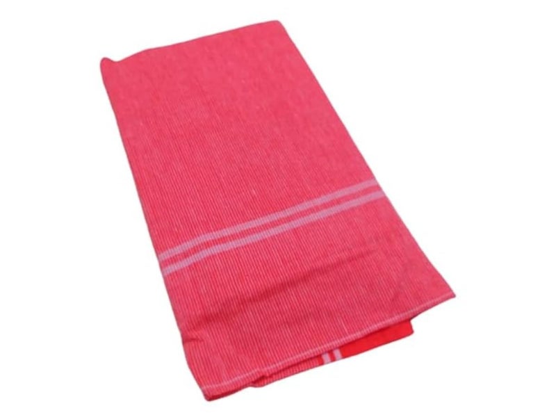 chini RAMSAGAR Gamcha Red Colour Red Towel 100 Cotton Gamcha for Pooja and Religious Purpose Gamcha Saafi Soft and Smooth 3 - Image 2