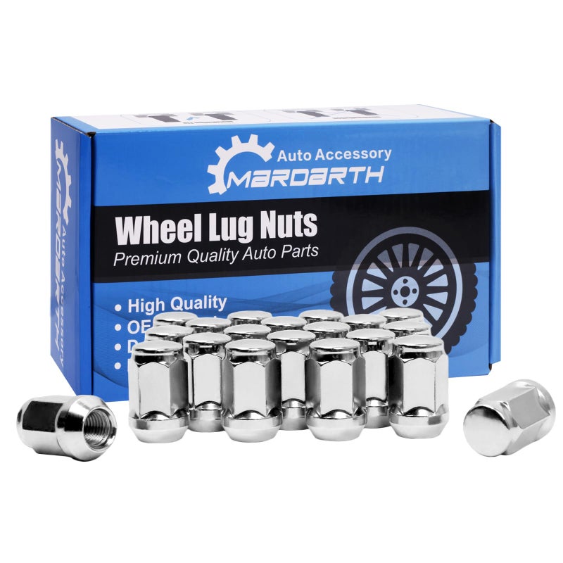 Set of 20 71620 Lug Nut 34 Hex 138 Length Conical Seat Compatible with Corvette Camaro Chevelle SS Pontiac Olds Aftermarket Wheels