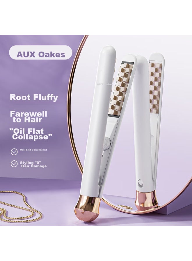 Aux Mini Corn Curling Iron, Volumizing Hair Root, Hair-friendly, Curling Wand, Uni, Dorm-size, Portable, Corn Silk Hair Straightener, Hair Volumizing Tool, Corn Clip - Image 3
