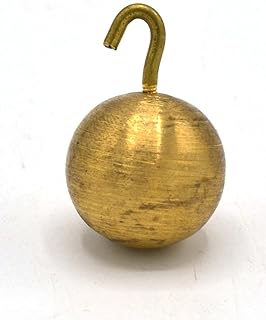 EISCO EISCO Brass Pendulum Bob with Hook, 1in Diameter  - Image 1