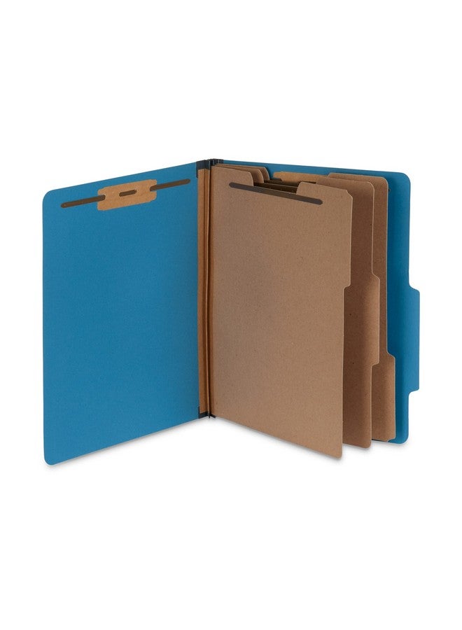 بلو سوميت سابلايز مجلدات تصنيف باللون الأزرق الداكن، 3 أقسام، بحجم حرف مع توسعات Tyvek مقاس 2 بوصة، تستخدم لتنظيم السجلات الطبية وملفات العملاء، رائعة كمجلدات للإيجار، عبوة من 10 قطع - Image 3