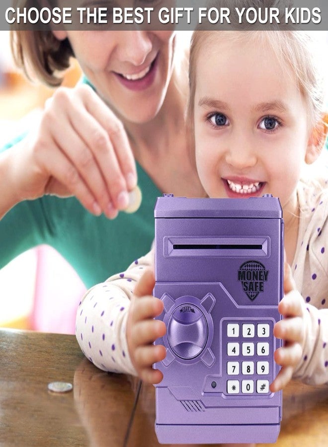 TOPBRY Kids Electronic Piggy Bank Safe Toy for 3-14 Year Old Boys and Girls (Purple) - Image 5