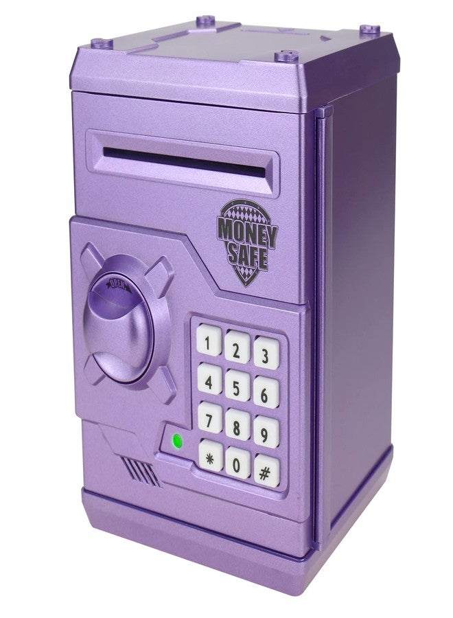 TOPBRY Kids Electronic Piggy Bank Safe Toy for 3-14 Year Old Boys and Girls (Purple) - Image 1