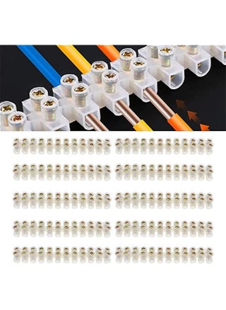 10 Pcs 12 Position Dual Row Terminal Strip, Electrical Barrier Wire Connector Block, Screw Terminal Barrier Block,Euro-Style Terminal Block Barrier Strip, Nylon Terminal Barrier Block (20A) - pzsku/ZA415092F7EEBC774EE13Z/45/_/1725755156/b9f6e19a-d562-4db4-a1dd-49fb57d4f2be