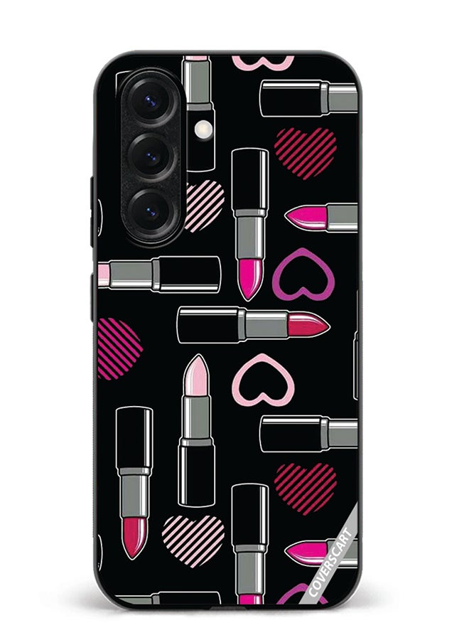 VR CREATIVE Protective Case Cover For Samsung Galaxy S25 Plus Lipsticks Design Multicolour