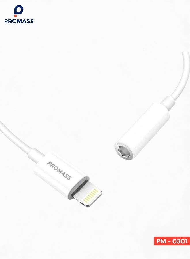 بروماس محول سماعات الرأس ايفون مقبس سماعة لايتنينج إلى 3.5ملم متوافق - ايفون 14/14 برو/14 ماكس /14 برو وسلسلة 13/12 وايبود SE 3 - Image 1