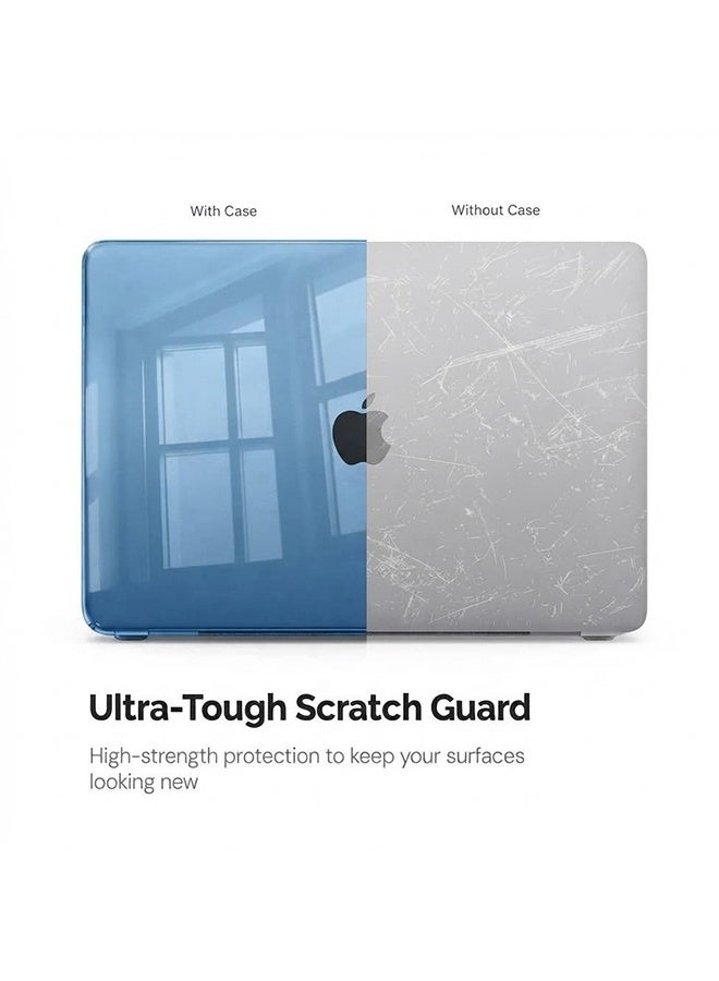O Ozone Perfect Fit Ultra-thin Super Crystal Hard Shell Case Compatible with MacBook Neo Case 13 inch 2026 Release Model (A3404) – Hard Shell Case with Keyboard Cover & Screen Protector, Clear - Image 5