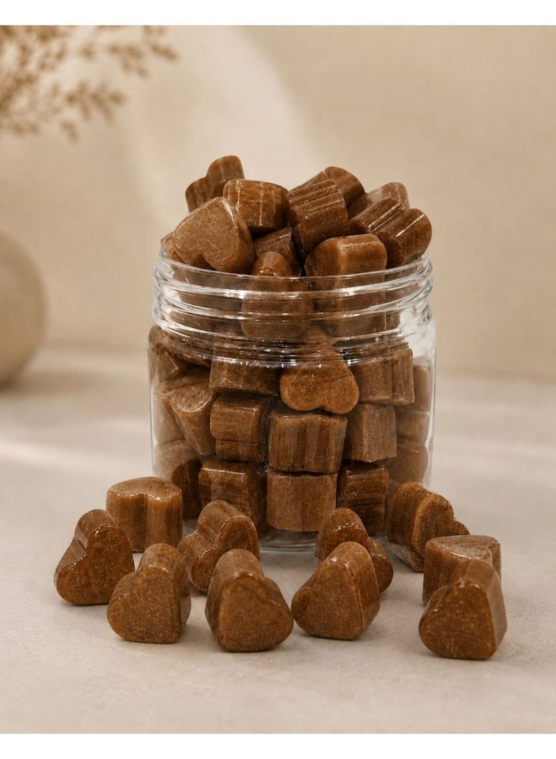 Heart-shaped mastic scented with oud - Image 1