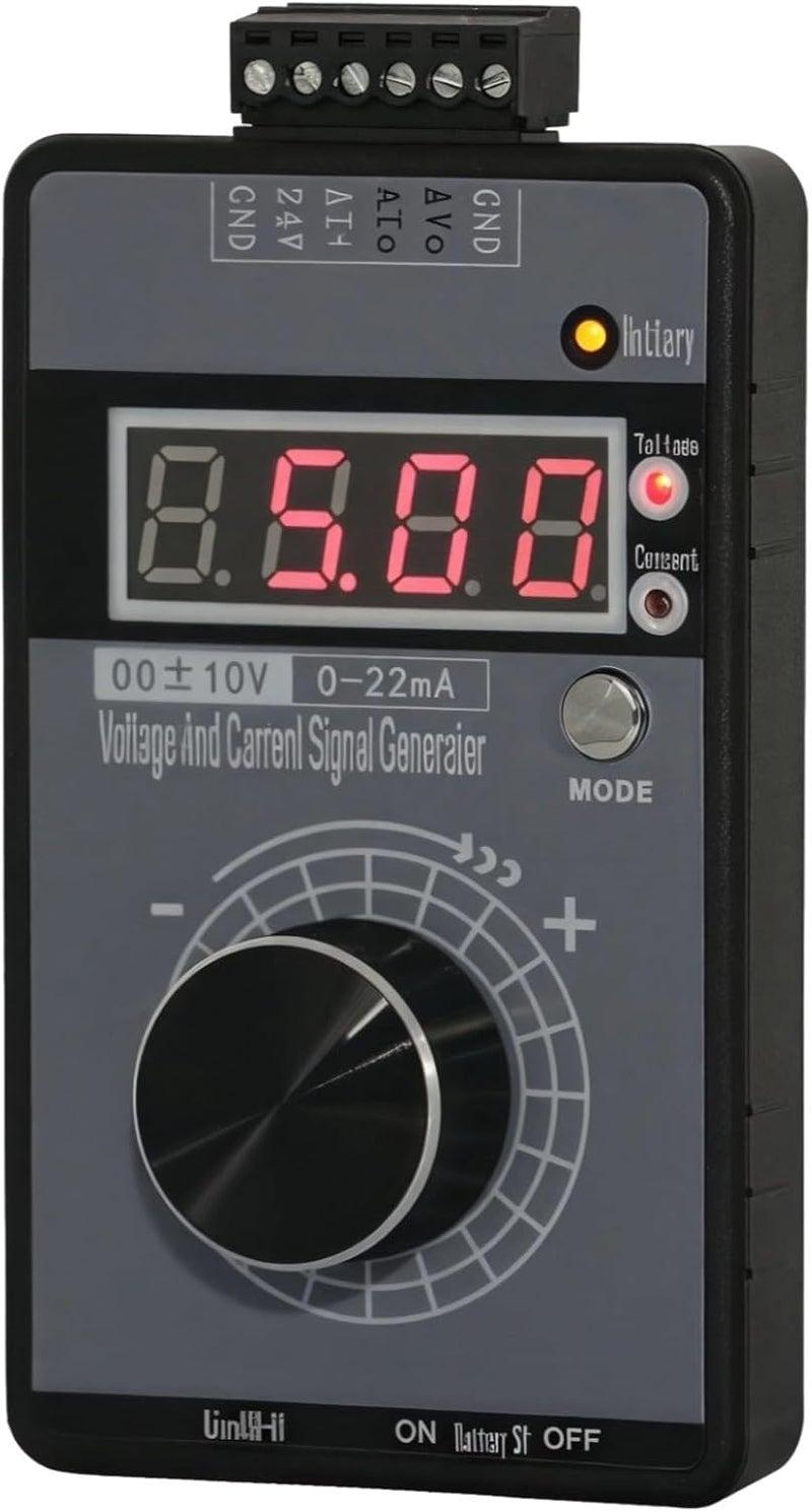 Advanced Handheld Voltage/Current Generator, Lithium-Powered, 0-10V/5V ±10V/5V, 0-20Ma/4-20Ma, Ideal for PLC, Testing, and Motor Control - Image 1
