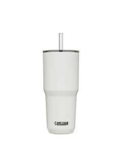 CAMELBAK CamelBak Horizon Straw Tumbler, Insulated Stainless Steel, 30oz, White  - Image 1