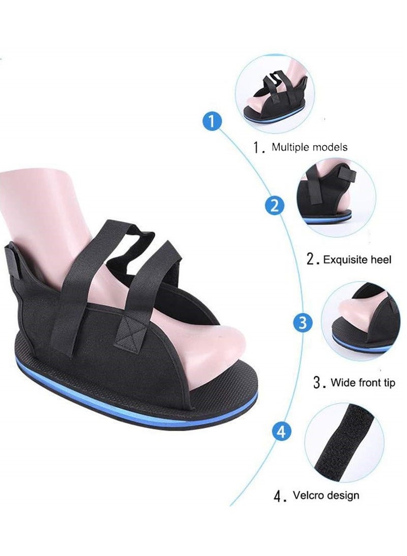 MEGA Post Op Shoe Plaster Cast Shoe Medical Open Toe Foot Protection Cast Boot Recovery Gypsum Shoe for Injury Sprained Ankle (XL) - Image 4
