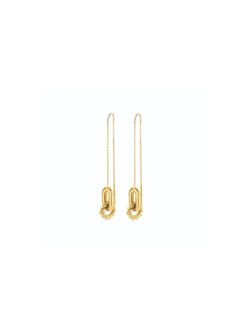 CERRUTI 1881 Iconic Cable Very Long Earrings