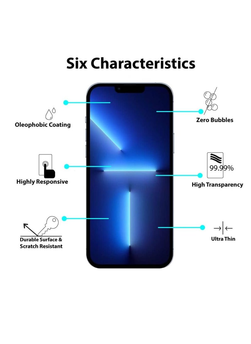 Generic Screen protector compatible with iPhone 13 Pro Max privacy tempered glass [privacy protection, 9H hardness, scratch-resistant], anti-spy screen protector for iPhone 13 Pro Max  - Image 2
