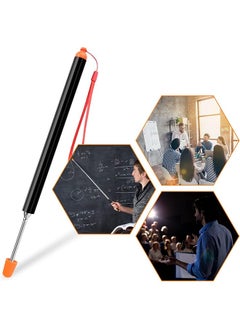 erorex Teachers Pointer Retractable Pointer Stick Handheld Pointer Stick Teacher Pointer Stick Telescoping Teachers Pointer For Teaching Presentations Lectures And Seminars Office  - Image 1