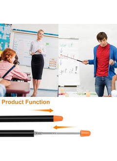 erorex Teachers Pointer Retractable Pointer Stick Handheld Pointer Stick Teacher Pointer Stick Telescoping Teachers Pointer For Teaching Presentations Lectures And Seminars Office  - Image 3