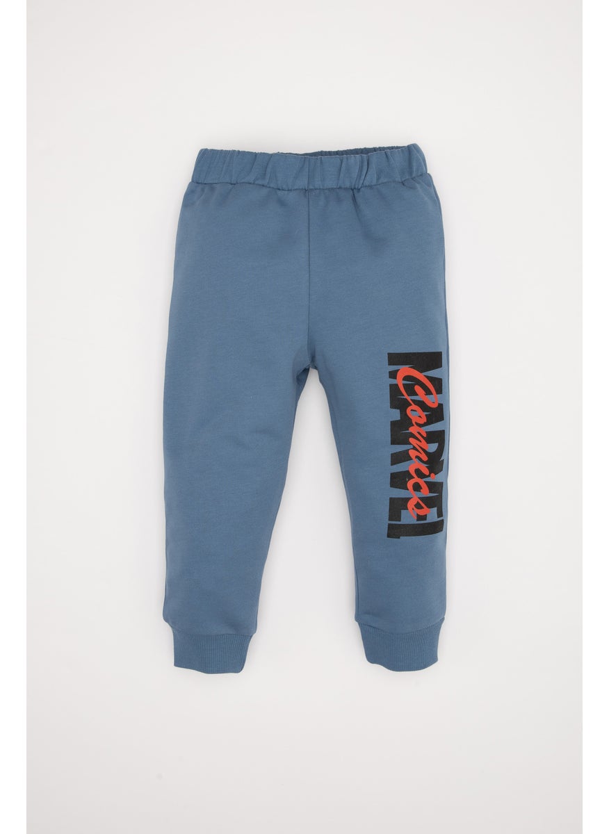 DeFacto Baby Boy 2 piece Regular Fit Crew Neck Marvel Licensed Set  - Image 4