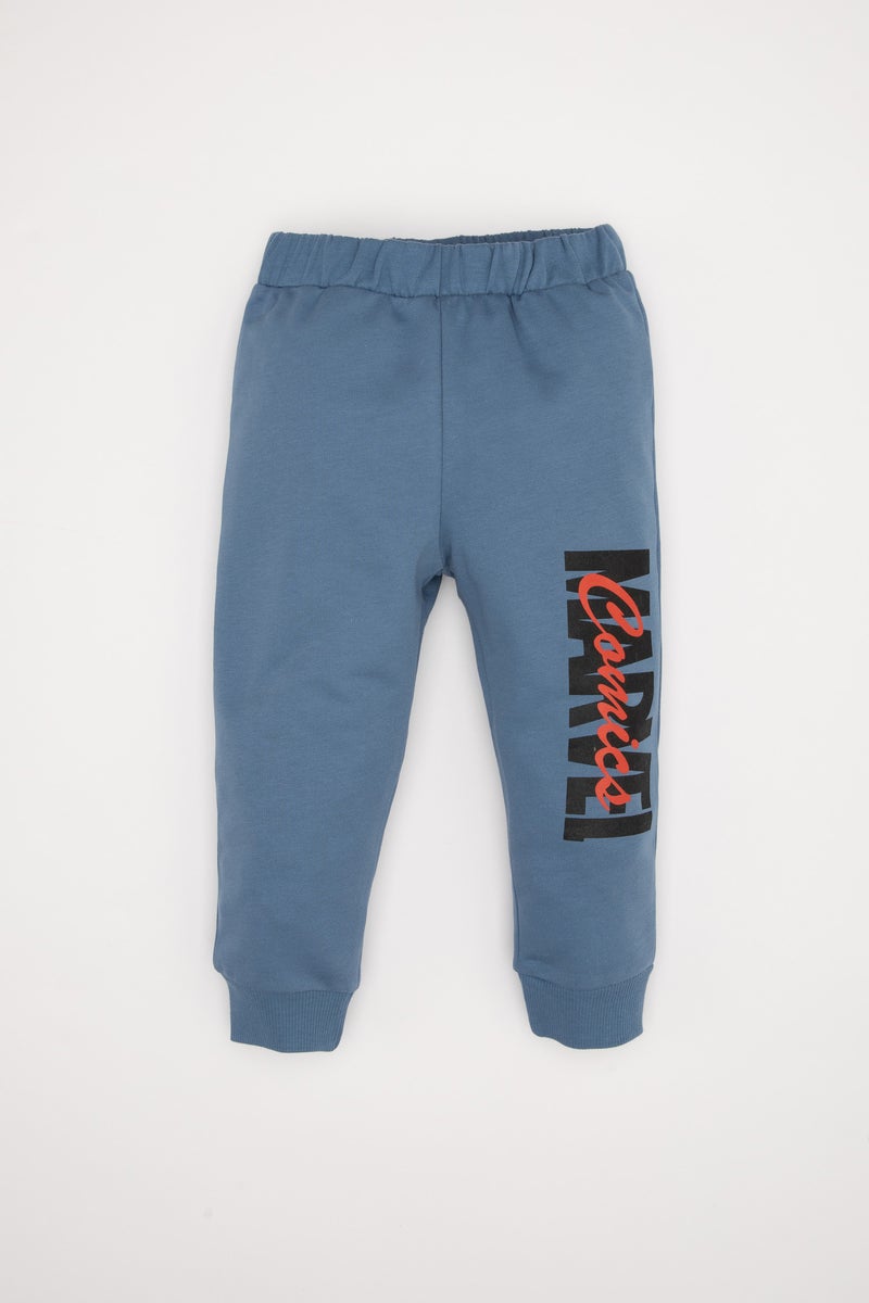 ديفاكتو طقم بيبي اولادي سويت شيرت وسويت بانتس قصة عادية من مارفل - قطعتين - Image 2