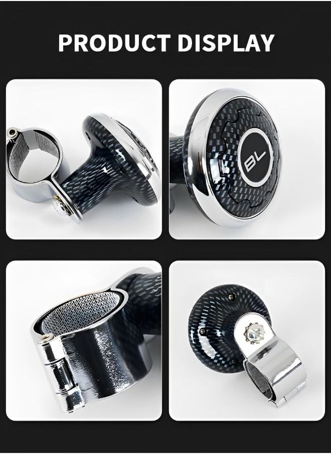 GROIC Car Steering Wheel Knob Spinners, Universal Vehicle Steering Wheel Ball Knob Vehicle, Steering Wheel Spinners Ball Suicide Knob for Car, Trucks  - Image 4