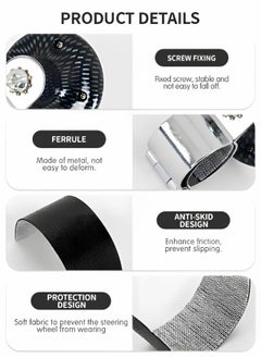 GROIC Car Steering Wheel Knob Spinners, Universal Vehicle Steering Wheel Ball Knob Vehicle, Steering Wheel Spinners Ball Suicide Knob for Car, Trucks  - Image 3