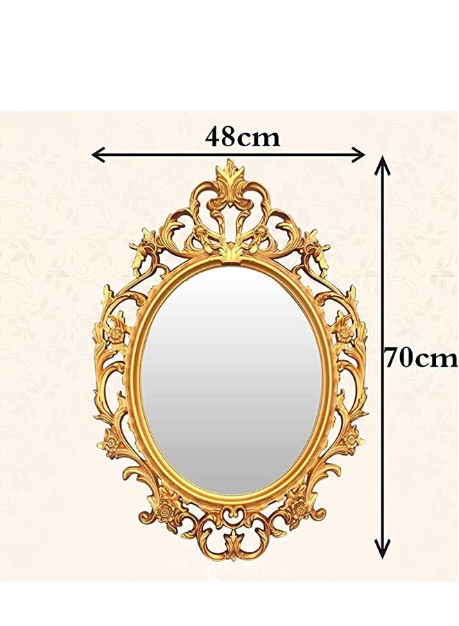 FFD 48x70CM Vintage Wall Mounted Makeup Mirror – Cosmetic Dressing Vanity Mirror for Bathroom, Living Room & Bedroom - Image 2