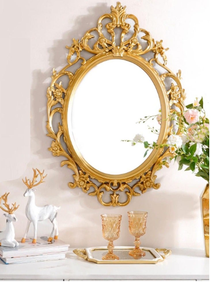 FFD 48x70CM Vintage Wall Mounted Makeup Mirror – Cosmetic Dressing Vanity Mirror for Bathroom, Living Room & Bedroom - Image 1