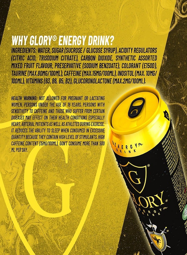 Energy drink 500ml pack of 6
