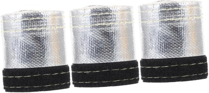 3 Pcs Fiberglass Heat Shield Sleeve For Car Wires And Exhaust Heat Resistant Protection - Image 1