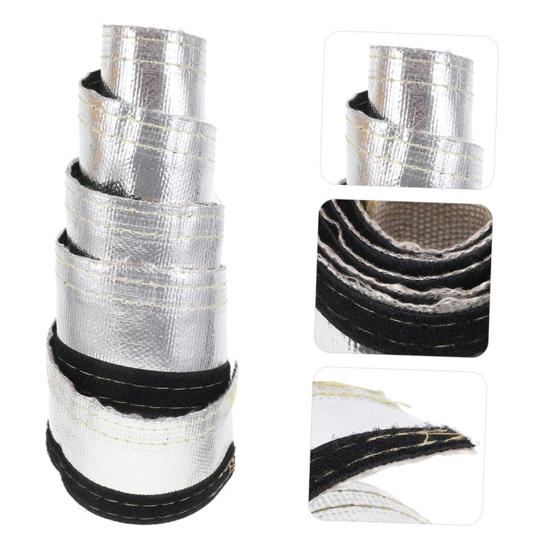 3 Pcs Fiberglass Heat Shield Sleeve For Car Wires And Exhaust Heat Resistant Protection - Image 3