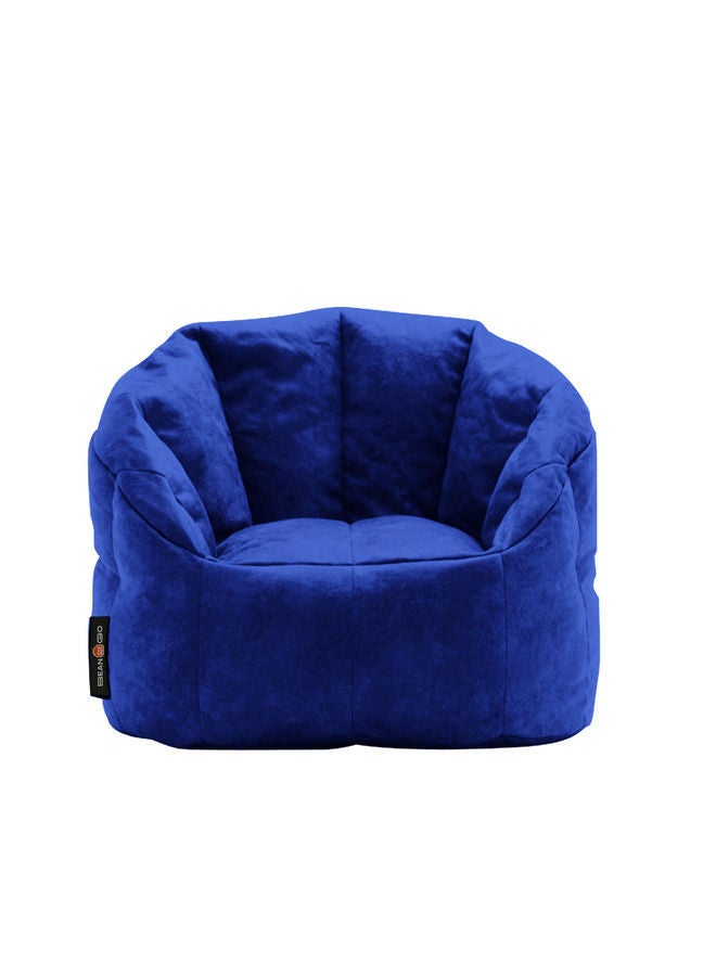 Bean2Go Luxury Fabric Beanbag Chair Navy Blue