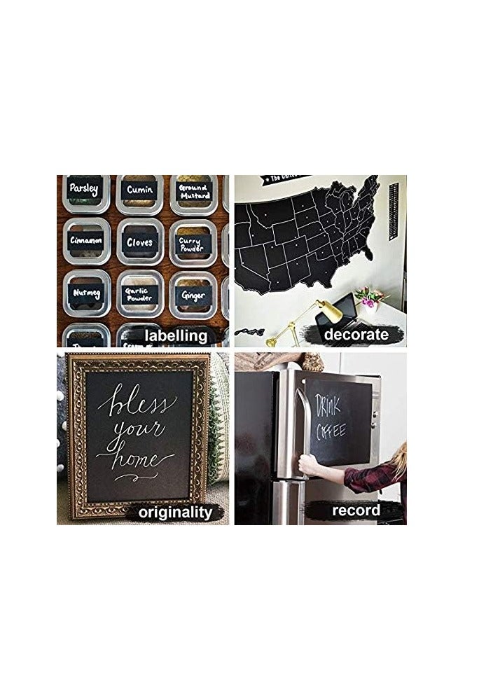 Terabyte Large Chalkboard Contact Paper Roll - 177" x 78" (65 Feet)  Chalk Board Paint Alternative Wallpaper - Adhesive Blackboard Wall Decal Vinyl - Black Chalkboard Stickers - Image 2