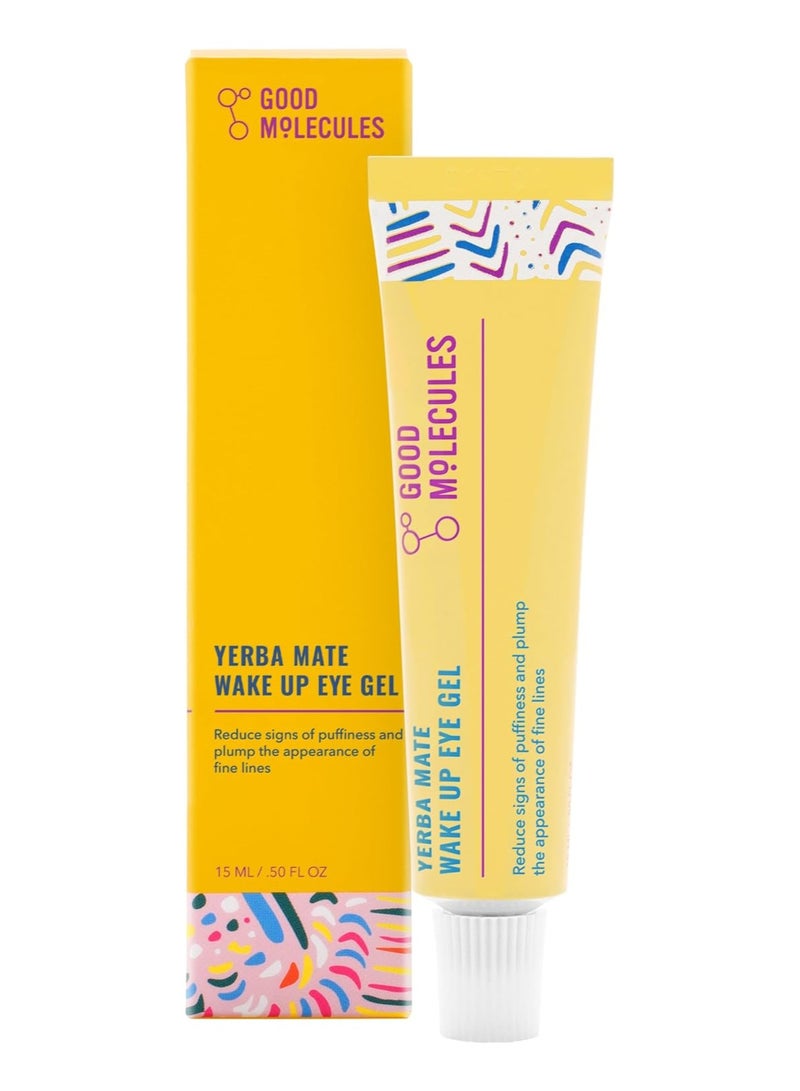 Good Molecules جل العيون يربا مايت ويك أب من جود موليكوليز، مصمم للمساعدة في تنشيط منطقة العين وتنشيطها (15 مل) - Image 1