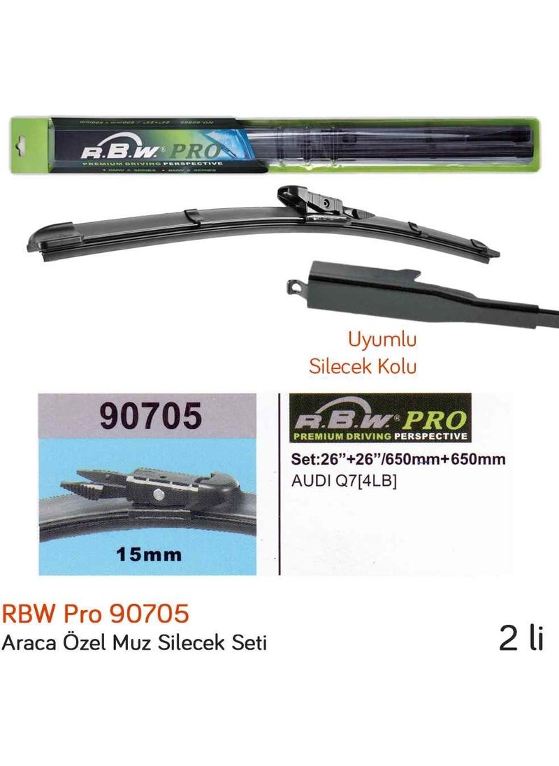 RBW 90705 Audi Q7 2006-2015 Front Wiper Set  - Image 2