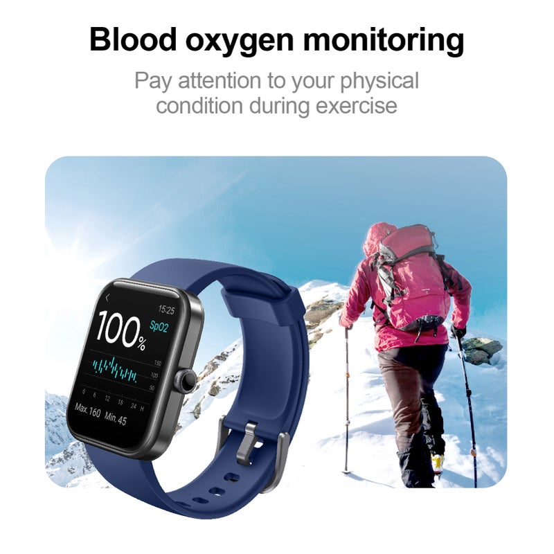 Smart Watch Red 1.69-Inch TFT-LCD Screen - 14 Sports Modes Waterproof Smart Watch for Health Monitoring, Fitness Enthusiasts, Daily Use - Image 2