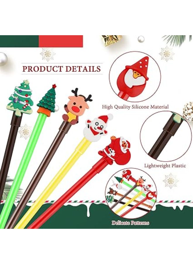 72 قطعة - قلم حبر جل عيد الميلاد - Image 3