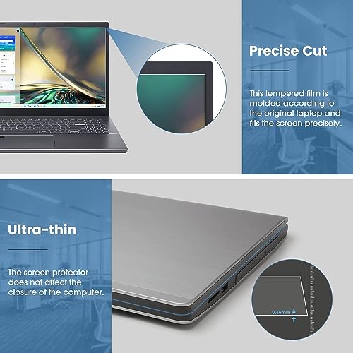 Saco Tempered Glass Laptop Screen Protector, Compatible with 15.6 Inch Hp Pavilion 15-Cs0053Cl Laptop - Image 4
