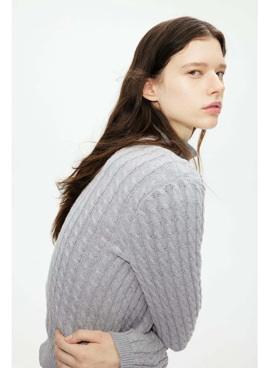 اتش اند ام Cable-Knit Cardigan