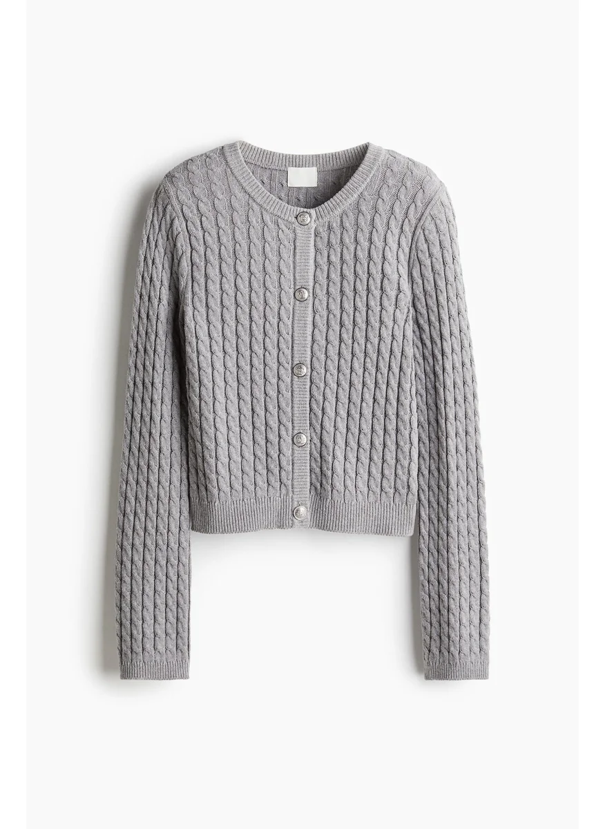 H&M Cable-Knit Cardigan