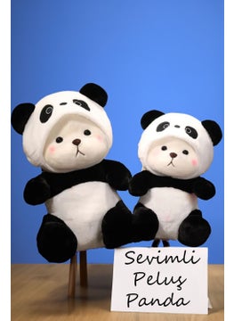 Canestar Cute Plush Panda with Hood - Panda Figure Plush Toy  - Image 3